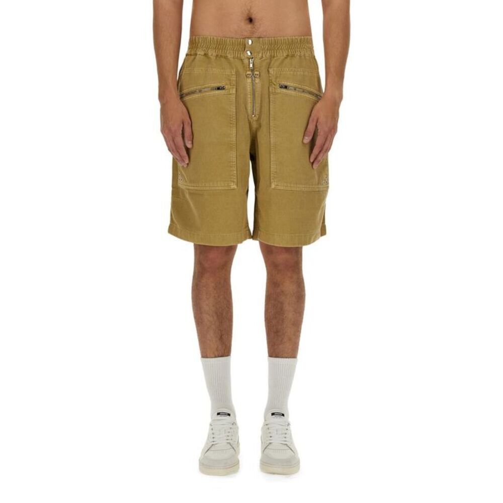 ISABEL MARANT Men's Utility Cargo Shorts Men Beige Pants